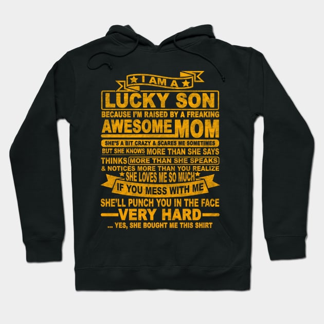 I AM A LUCKY SON Hoodie by SilverTee